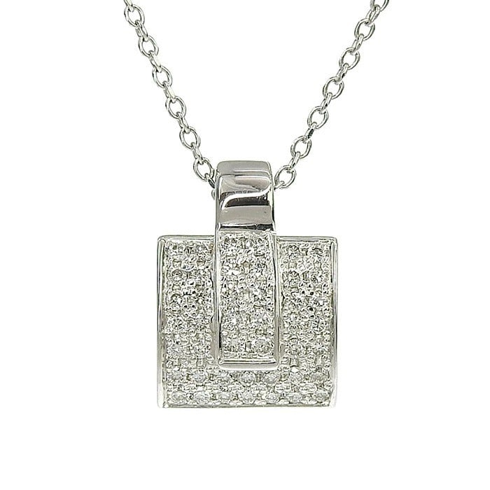 Casa Gi Diamond 0.40ct 18k White Gold Square Pendant Necklace Belgian Jewelry: Casa Gi Diamond 0.40ct 18k White Gold Square Pendant Necklace Belgian Jewelry Item Specifics: Pendant Shape: Square Closure: Lobster Occasion: Anniversary Birthday Christmas Engagement Graduation Moth