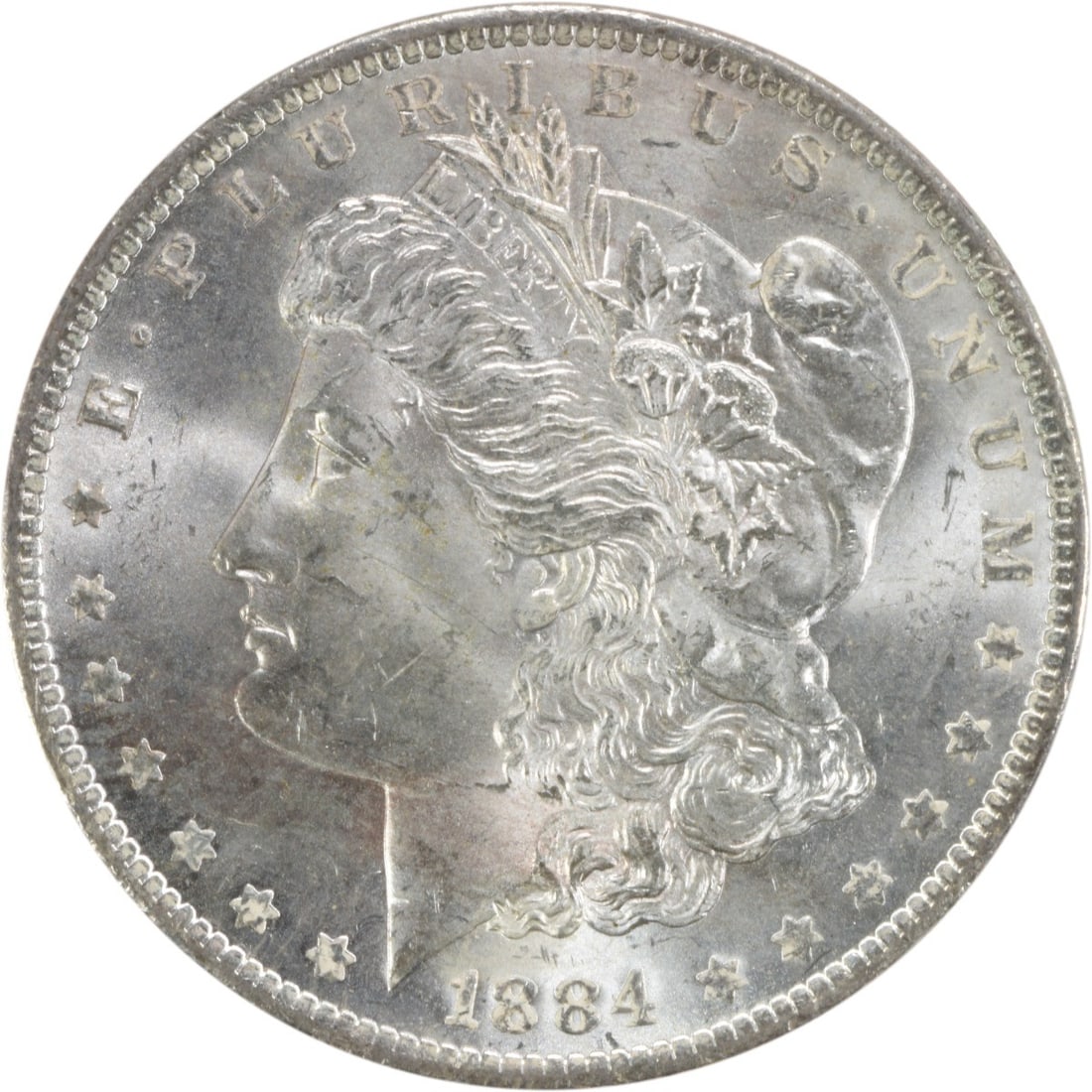 Silver Dollar Choice BU Uncertified 1884 Morgan (1 of 2)