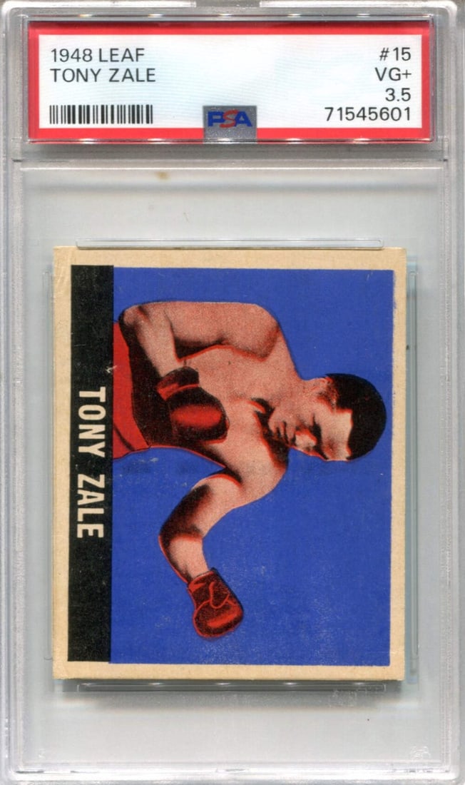 Zale Tony Leaf #15 Card 1948 PSA VG (1 of 2)