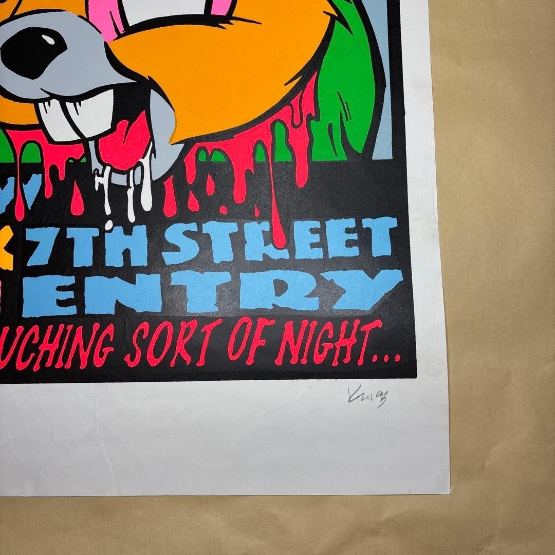 KOZIK KILLDOZER Poster 1993 Silkscreen Signed Limited Edition Print - 2