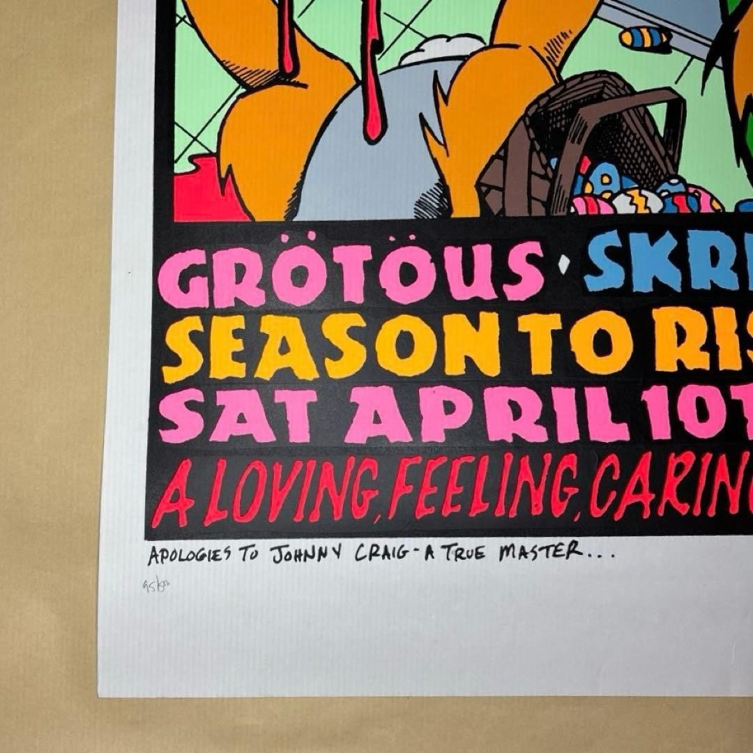 KOZIK KILLDOZER Poster 1993 Silkscreen Signed Limited Edition Print - 3