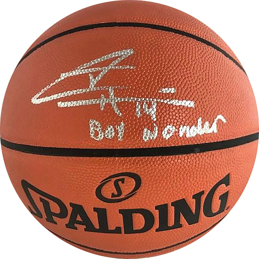 Herro Autographed Hybrid Basketball Boy Wonder Indoor/ Outdoor JSA: Herro Autographed Hybrid Basketball Boy Wonder Indoor/ Outdoor JSA Tyler Herro Autographed Hybrid Basketball with Silver Sharpie Inscription. This unique hybrid basketball features an inscription by