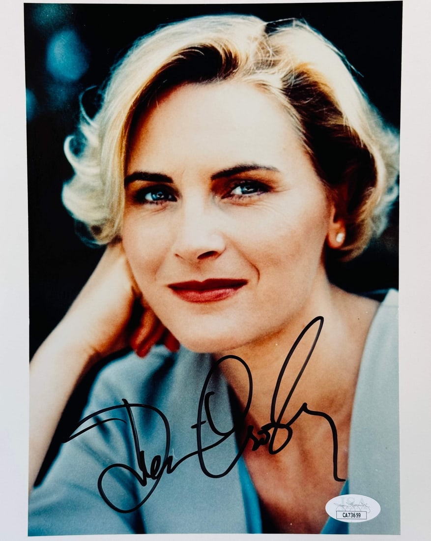 Denise Crosby Autographed 8x10 Celebrity Photo (JSA): Denise Crosby Autographed 8x10 Celebrity Photo (JSA) Denise Crosby's silver sharpie signature adds a touch of authenticity to this 8x10 celebrity photo, which bears her mark across the front. The Jame