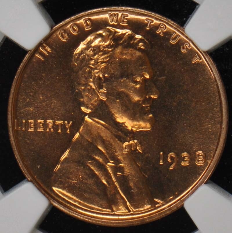 NGC Proof 1C Lincoln Reverse Wheat 1938 Cent - 2