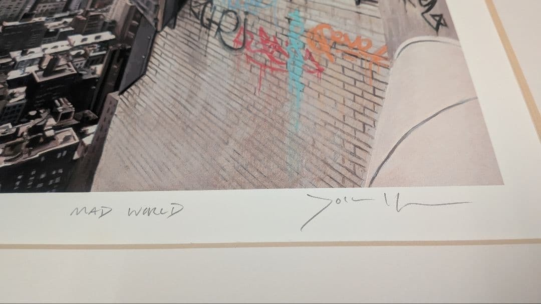 Keyes Josh Mad World Signed Print 2018 Gallery - 5