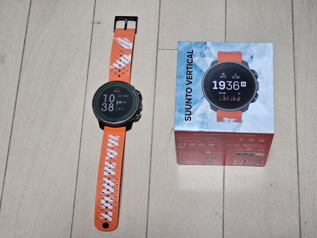 Vertical Titanium Solar Smartwatch Limited Edition by Mammut and Suunto: Vertical Titanium Solar Smartwatch Limited Edition by Mammut and Suunto Item Specifics: Bezel Color: NA Movement: NA Color: NA Indices: NA With Papers: NA Vintage: NA Brand: Suunto Case Color: NA Type