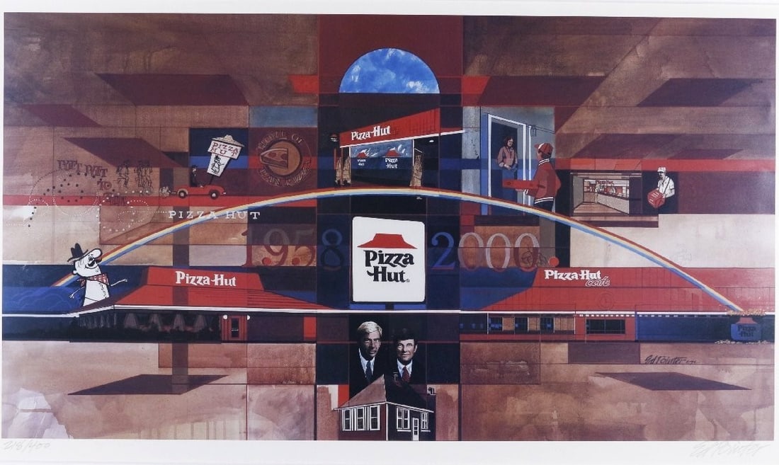 Ed Pointer Pizza Hut 1958-2000 Signed Limited Edition Print 218/ 400 (1 of 9)