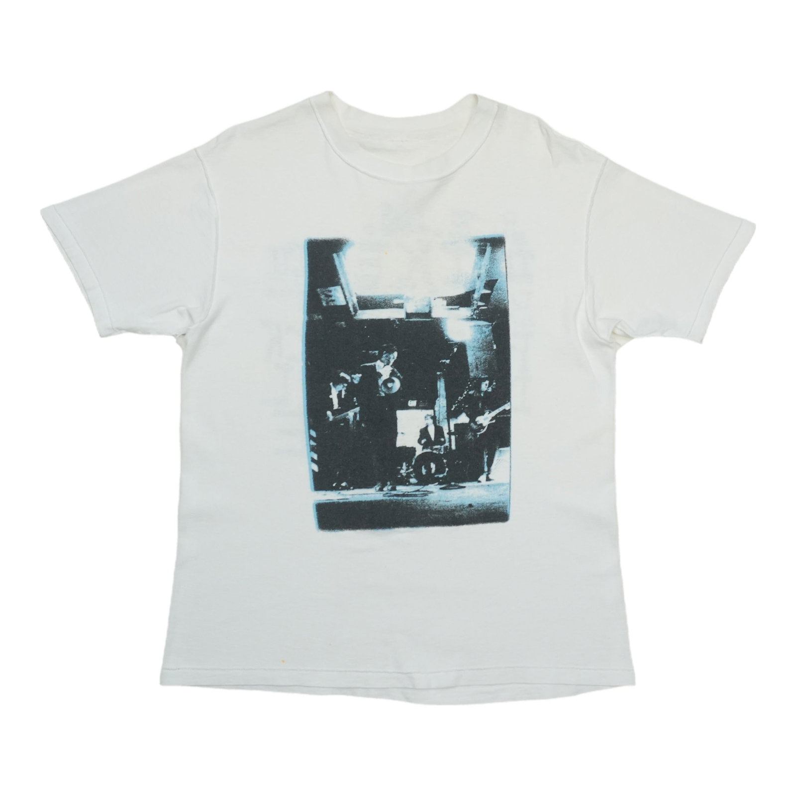 R E M Members Shirt: R E M Members Shirt White R.E.M. Members Shirt, a true vintage 1980s original, features a classic fit with a 20-inch pit-to-pit length and adjustable collar to hem. Made from 100% cotton, the shirt is