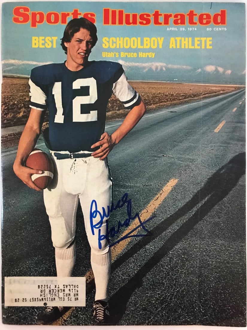 Bruce Hardy Signed Sports Illustrated April 29 1974 (1 of 2)