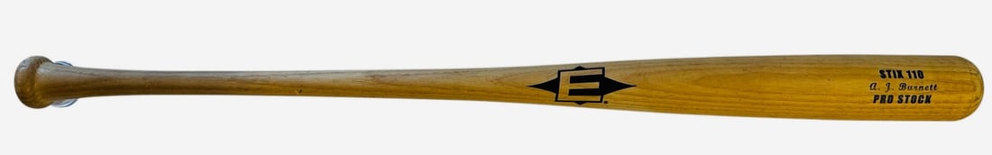 Game Used Pro Stock Stix A J Burnett 110 Bat: Game Used Pro Stock Stix A J Burnett 110 Bat A.J. Burnett Game Used Pro Stock Stix 110 Bat features a rich history, having been used by the pitcher during a game. The bat showcases its condition with 