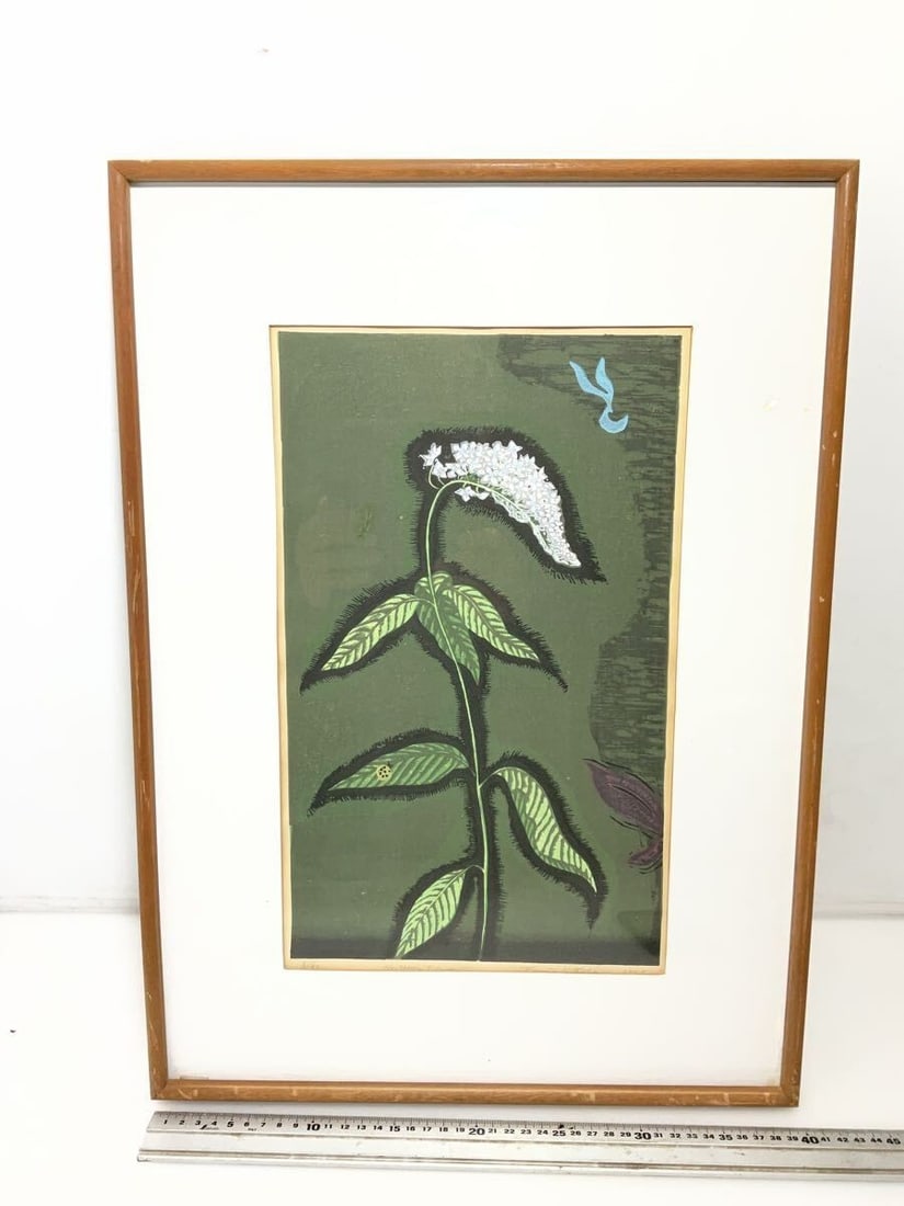 Fumio Kitaoka Northern Flower Woodblock 1967 Signed ED 3/ 50 Framed Authentic: Fumio Kitaoka Northern Flower Woodblock 1967 Signed ED 3/ 50 Framed Authentic Item Specifics: Color: Multi-Color Region Of Origin: Japan Product Disclaimer: Please review the full description and phot
