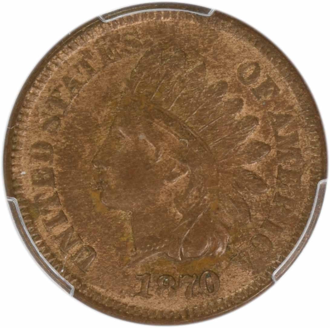 Indian Cent AU58PCGS - 2