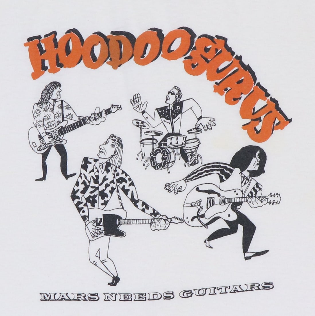 Mars Needs Guitars Hoodoo Shirt 1985 - 3