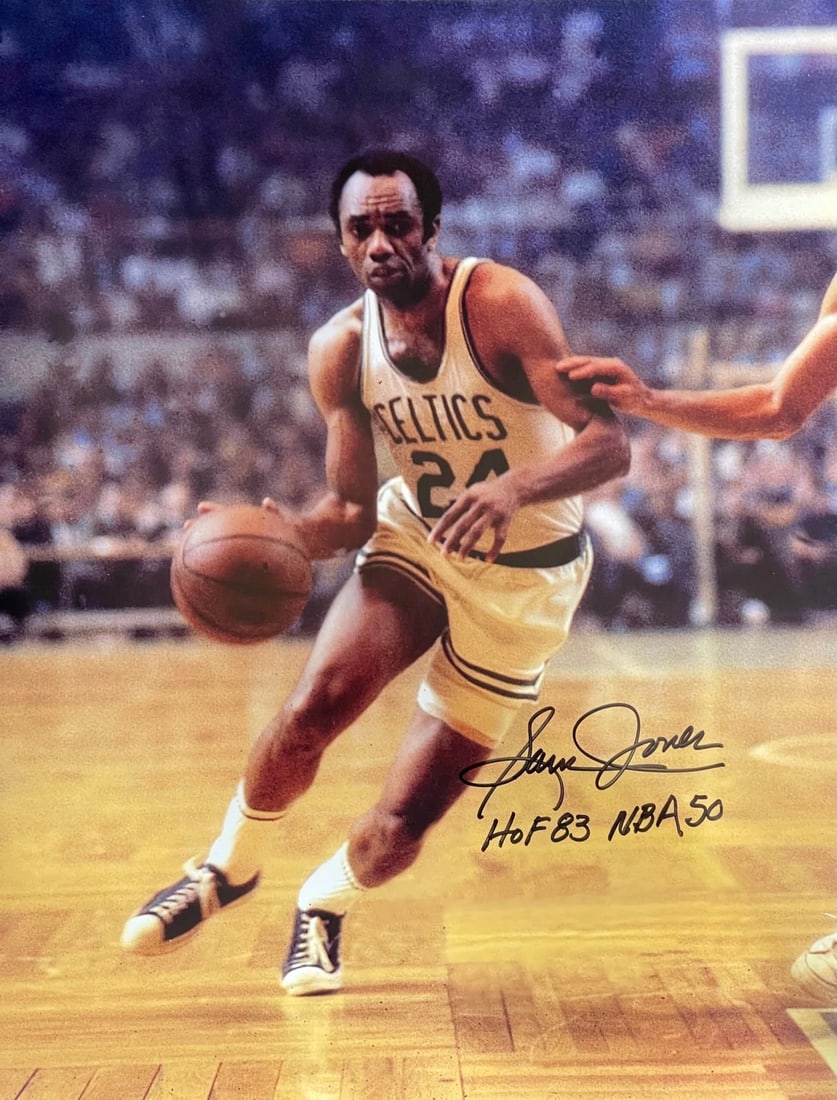 Sam Jones Autographed 16x20 Basketball Photo (1 of 1)
