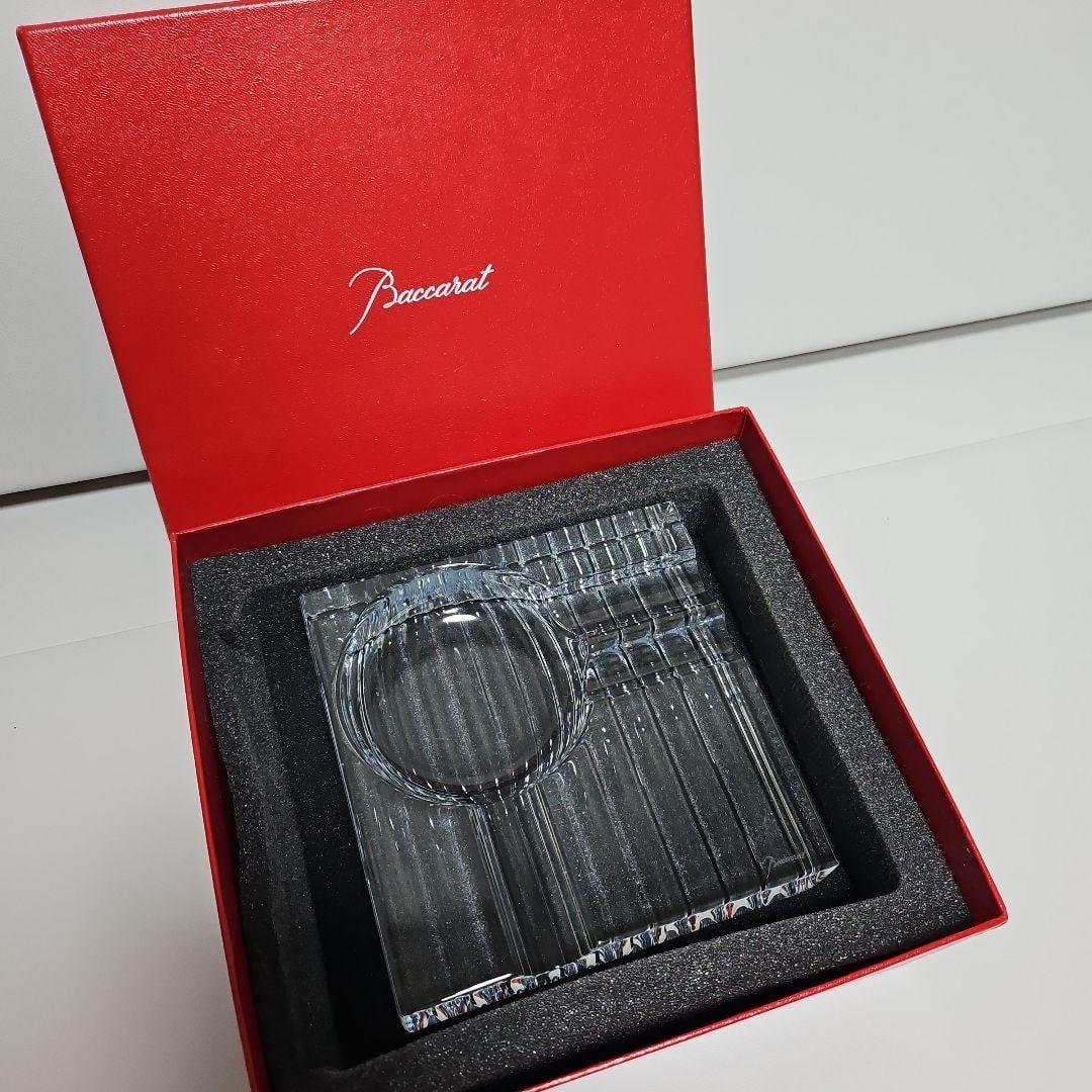 Crystal Havana Ashtray Cigar Baccarat France 13.5cm (1 of 8)