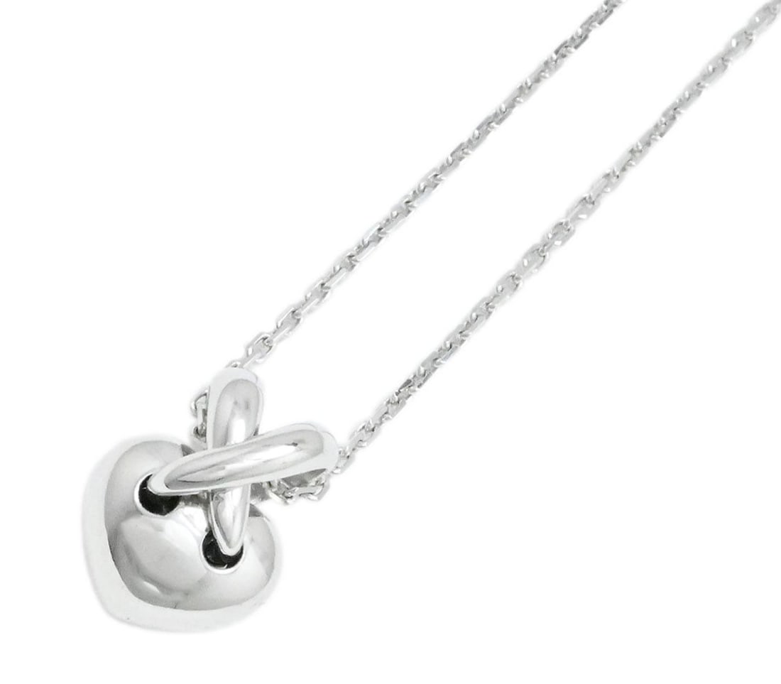Pendant necklace heart liens collection box 18k white gold chaumet: Pendant necklace heart liens collection box 18k white gold chaumet Item Specifics: Materials Sourced From: France Pendant Shape: Heart Closure: Lobster Occasion: Anniversary Birthday Christening Chris