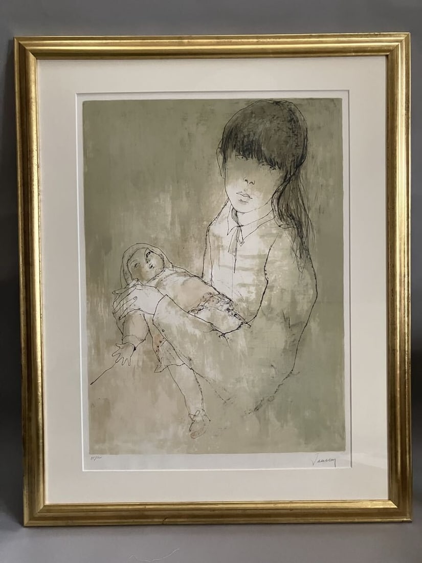 Girl doll large framed signed lithograph jean jansem 95/ 120: Girl doll large framed signed lithograph jean jansem 95/ 120 Item Specifics: Artist: Jean Jansem Unit Of Sale: Single Piece Signed By: Jean Jansem Image Orientation: Portrait Size: Large Signed: Yes M