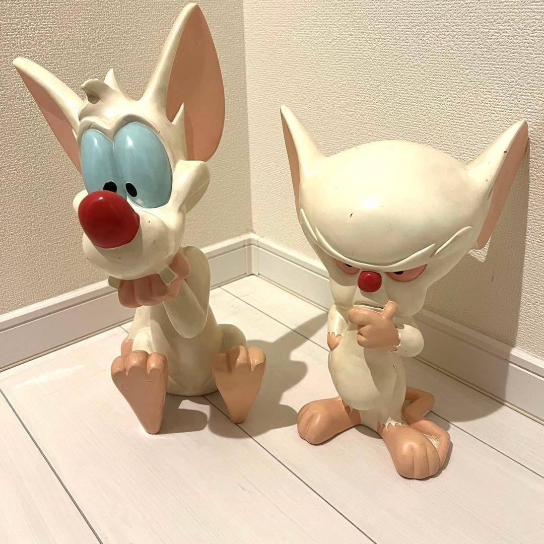 WARNER BROS 1990s Pinky & Brain Figure set of 2 Rare Vintage Collectible (1 of 7)