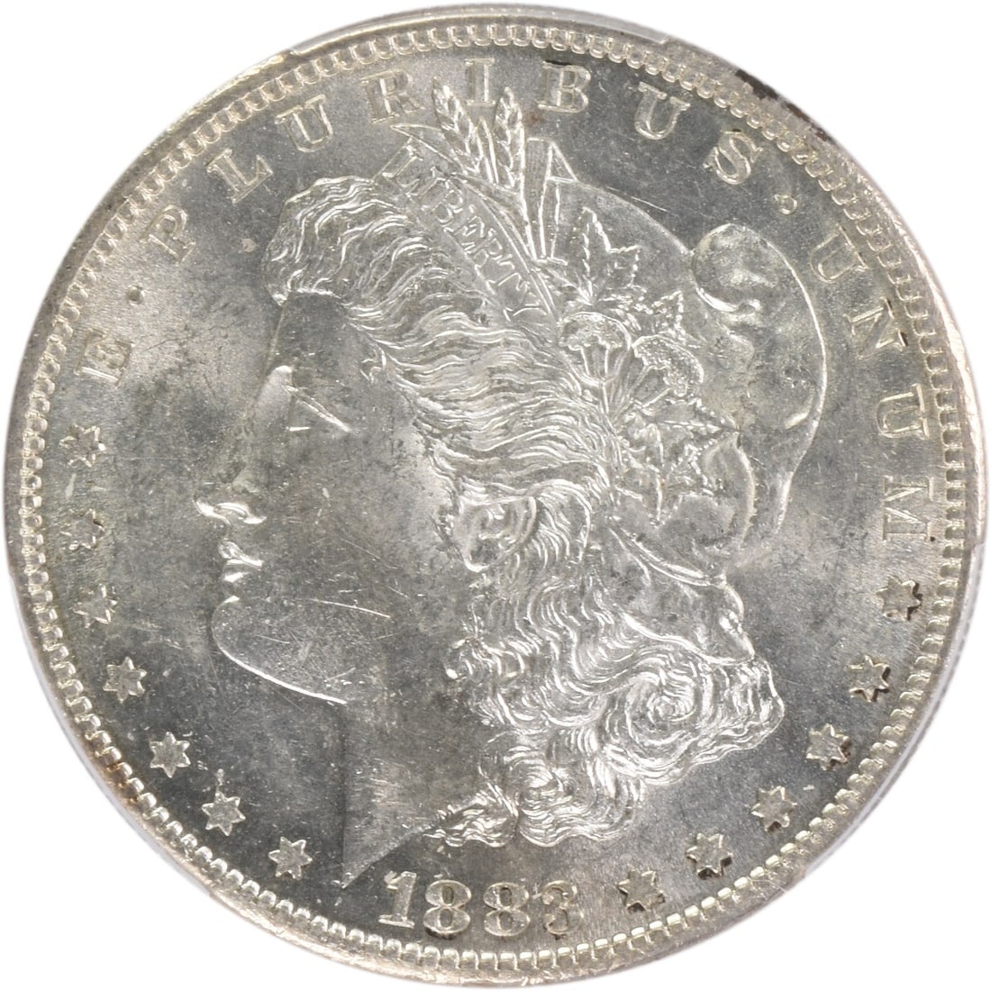 Morgan Silver Dollar MS61 PCGS 1883 - 2