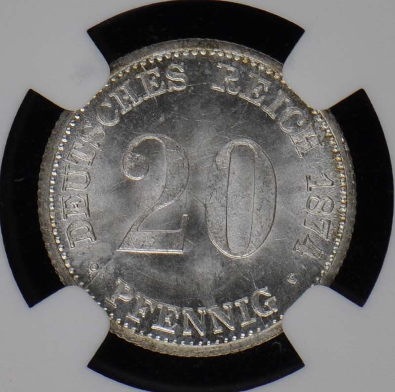 1874G GERMANY 20P NGC MS66 - 3