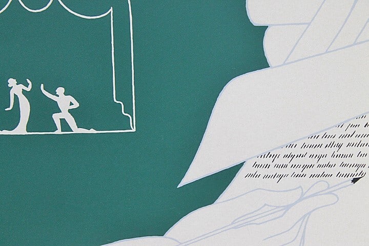 Hand Signed Framed Playwright Erte Original Print Ed300 - 4