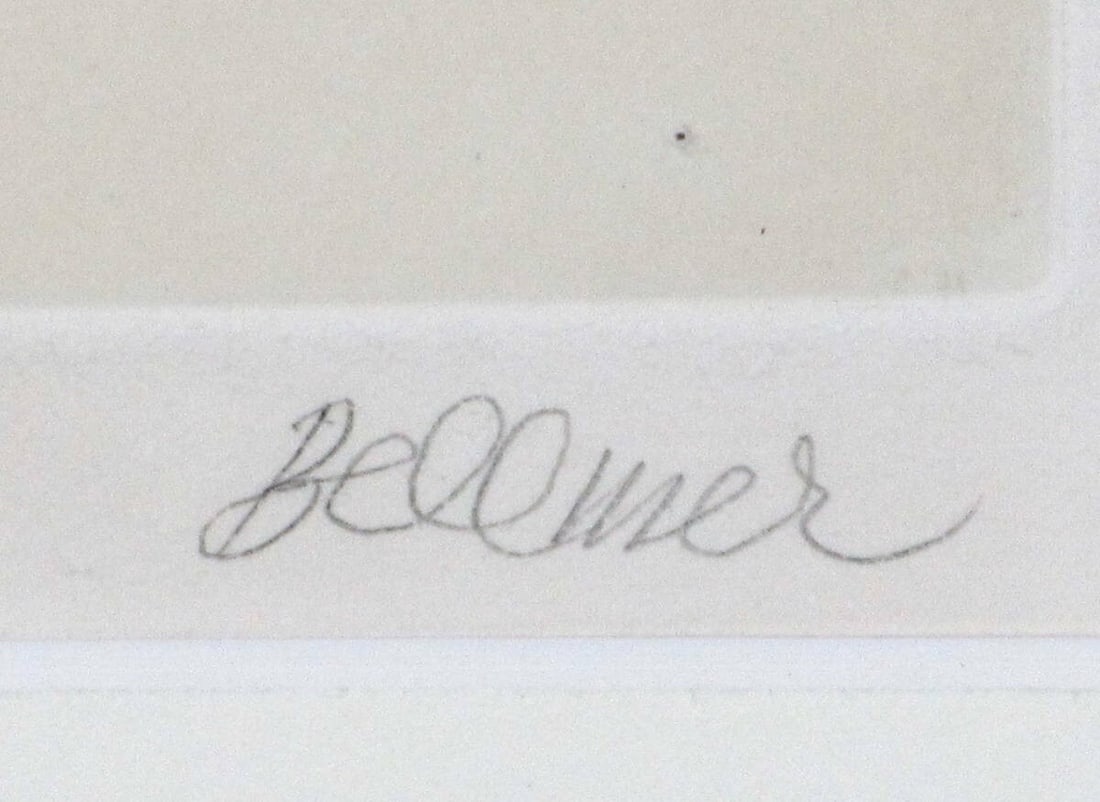 Bellmer Original Signed Etching Pencil Numbered Framed - 5
