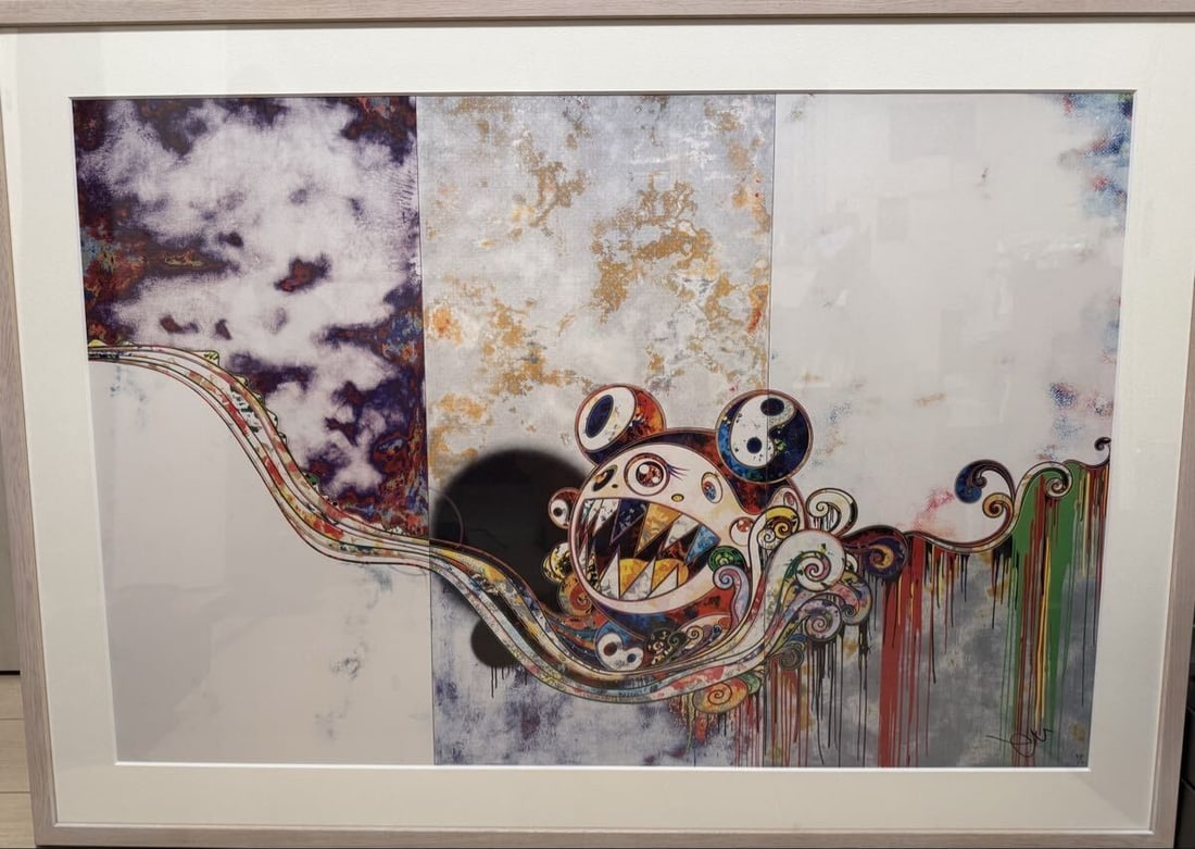 Takashi Murakami 727 x 772 Signed Offset Print ED300 Framed: Takashi Murakami 727 x 772 Signed Offset Print ED300 Framed Item Specifics: Artist: Takashi Murakami Unit Of Sale: Single Piece Signed By: Japan Size: Large Signed: Yes Material: Paper Original/Licens