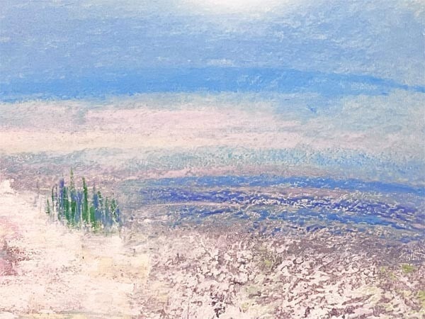 Andre Ingres Original Pastel Landscape Signed Framed Impressionist - 4