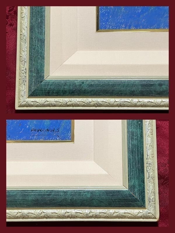 Andre Ingres Original Pastel Landscape Signed Framed Impressionist - 6