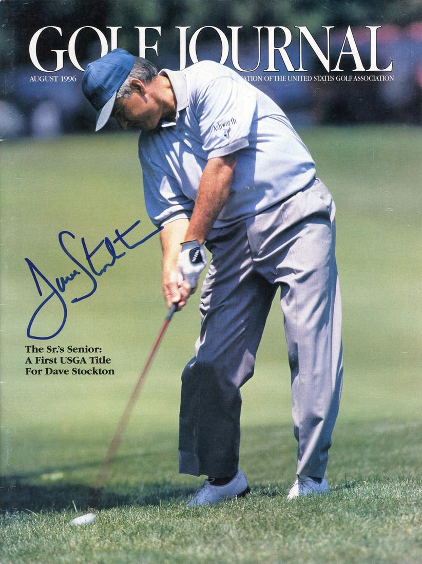 Dave Stockton Autographed Golf Journal Magazine (1 of 1)