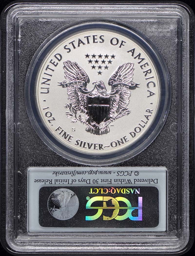 2012-S PCGS First Strike Sliver Eagle 75th Anniversary PR70 Set - 3