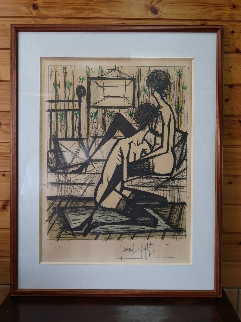 Bernard Buffet JEUX DE DAMES VII Lithograph 1970 Signed ED 210/ 250 Framed: Bernard Buffet JEUX DE DAMES VII Lithograph 1970 Signed ED 210/ 250 Framed Item Specifics: Personalize: No Artist: Bernard Buffet Unit Of Sale: Single Piece Type: Print Signed: Yes Theme: Art Period: 