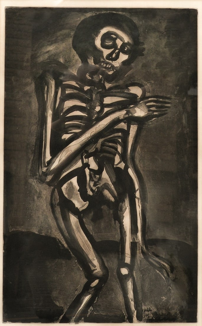 Copperplate etching death framed miserere by georges rouault: Copperplate etching death framed miserere by georges rouault Item Specifics: Artist: Georges Rouault Subject: Death and Mortality Material: Copperplate Engraving Style: Japanese Year Of Production: 20
