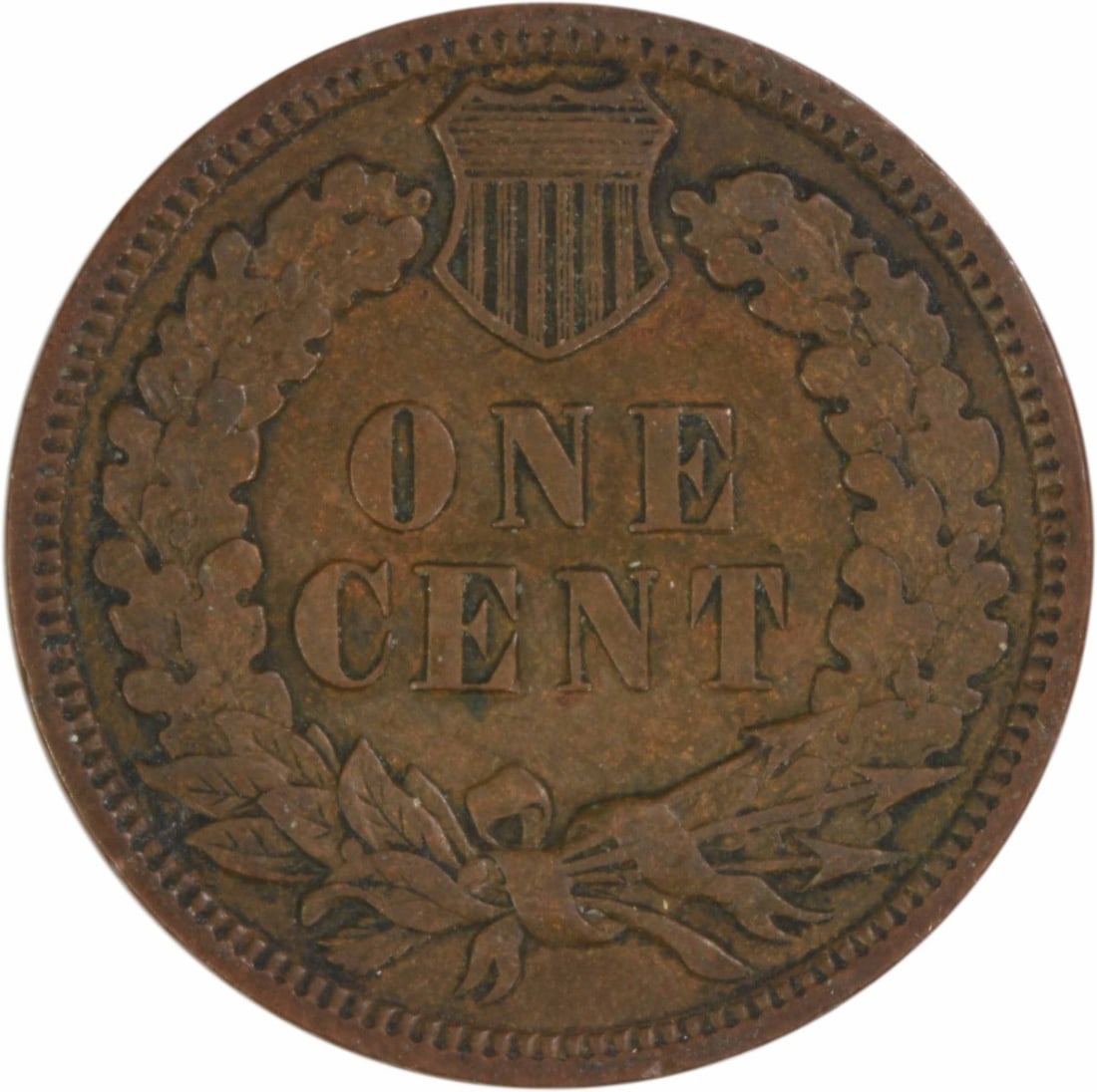1886 Type 2 Indian Cent AU Uncertified - 2