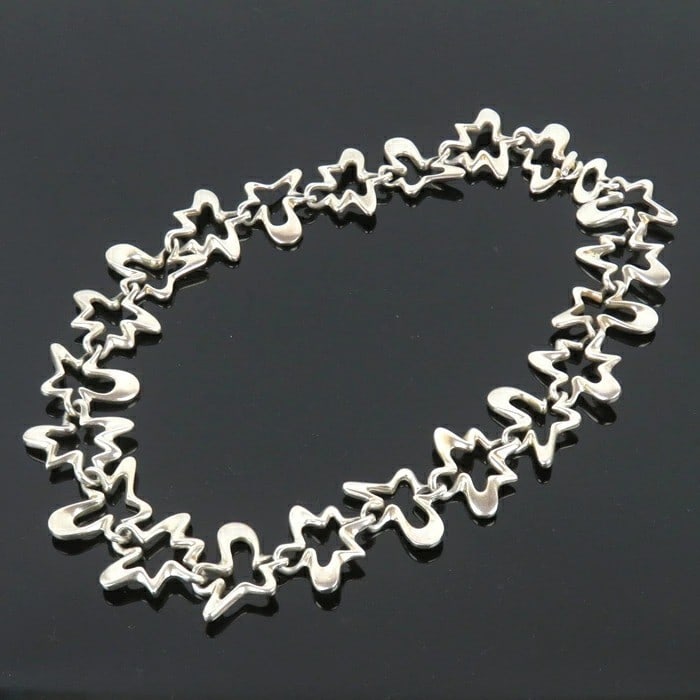Georg Jensen No.38B Splash Necklace Sterling Silver 16.5 inches in Rare: Georg Jensen No.38B Splash Necklace Sterling Silver 16.5 inches in Rare Item Specifics: Brand: Georg Jensen Type: Necklace Metal Purity: 925 Color: Silver Style: necklace Base Metal: Sterling Silver M