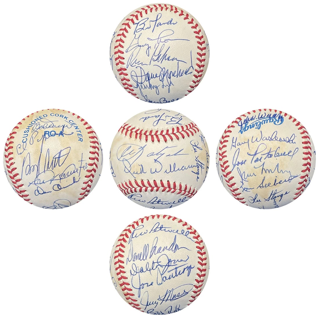 Boston Red Sox 1967 Reunion Autographed Baseball PSA 9 (1 of 7)