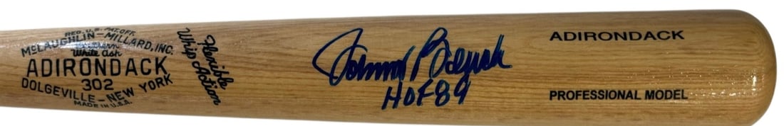 Johnny Bench Autographed Adirondack 302 Bat (JSA) - 2