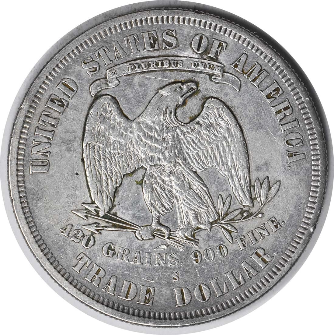 1877-S Trade Silver Dollar EF Uncertified - 2