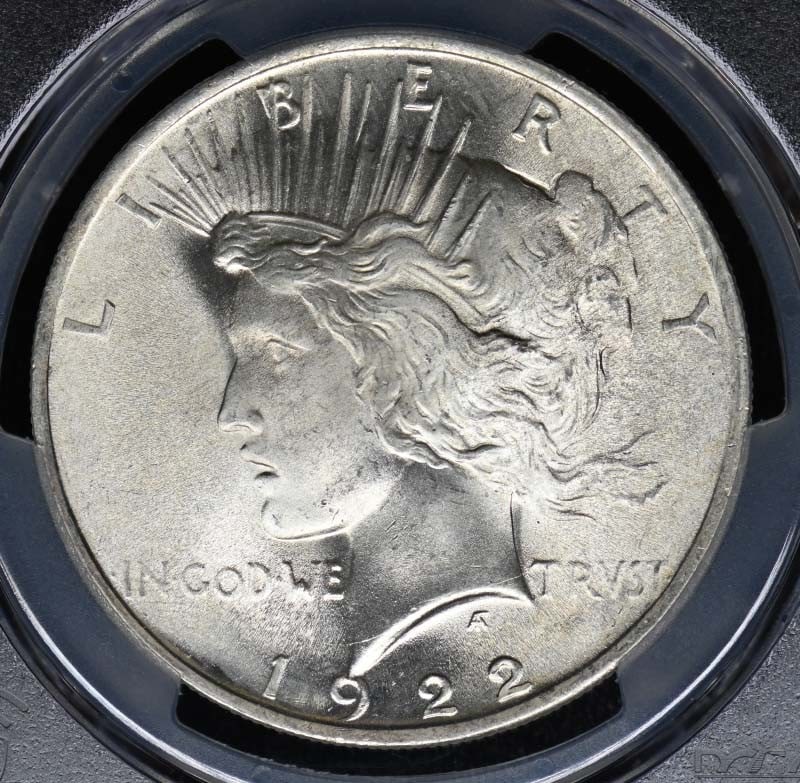 PCGS MS67 $1 Peace Dollar 1922 - 2