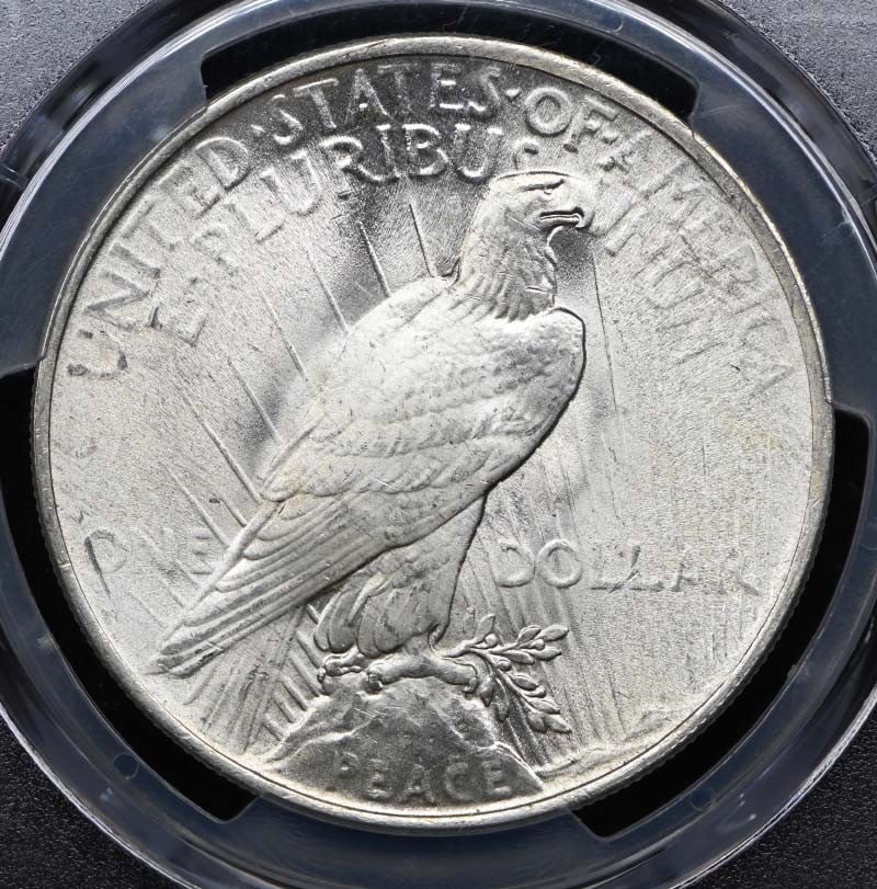 PCGS MS67 $1 Peace Dollar 1922 - 3