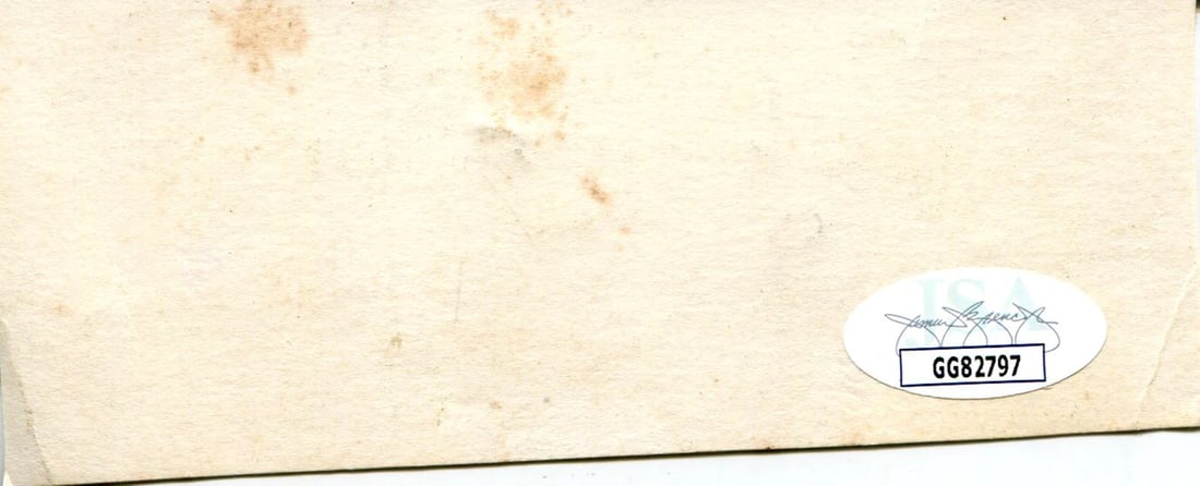 Cut Autographed by Johnny Unitas - 2