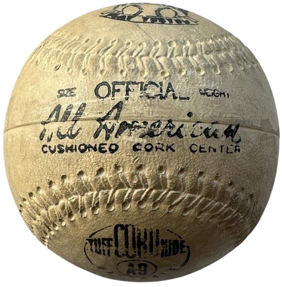 Hodges Gil Autographed Baseball Huffman - 3