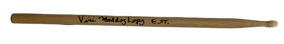 Mad Dog Lopez Autographed Drum Stick by Vini (1 of 3)