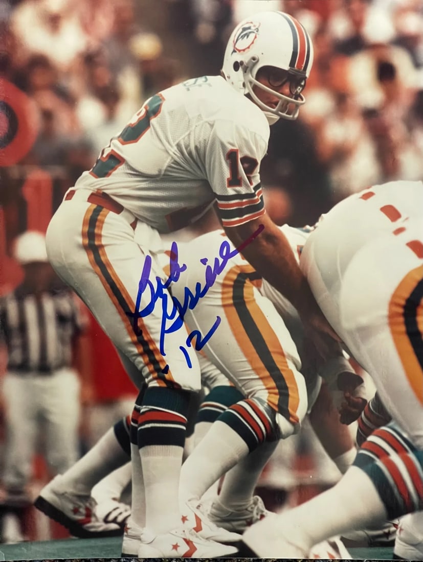 Bob Griese Autographed 8x10 Football Photo (1 of 1)