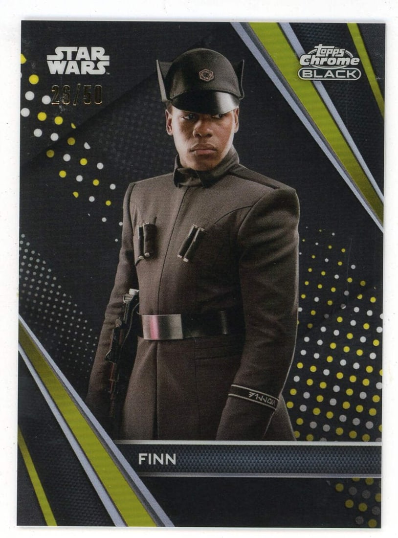 Finn 2023 Topps Chrome Star Wars Black #40/ 50 (1 of 2)