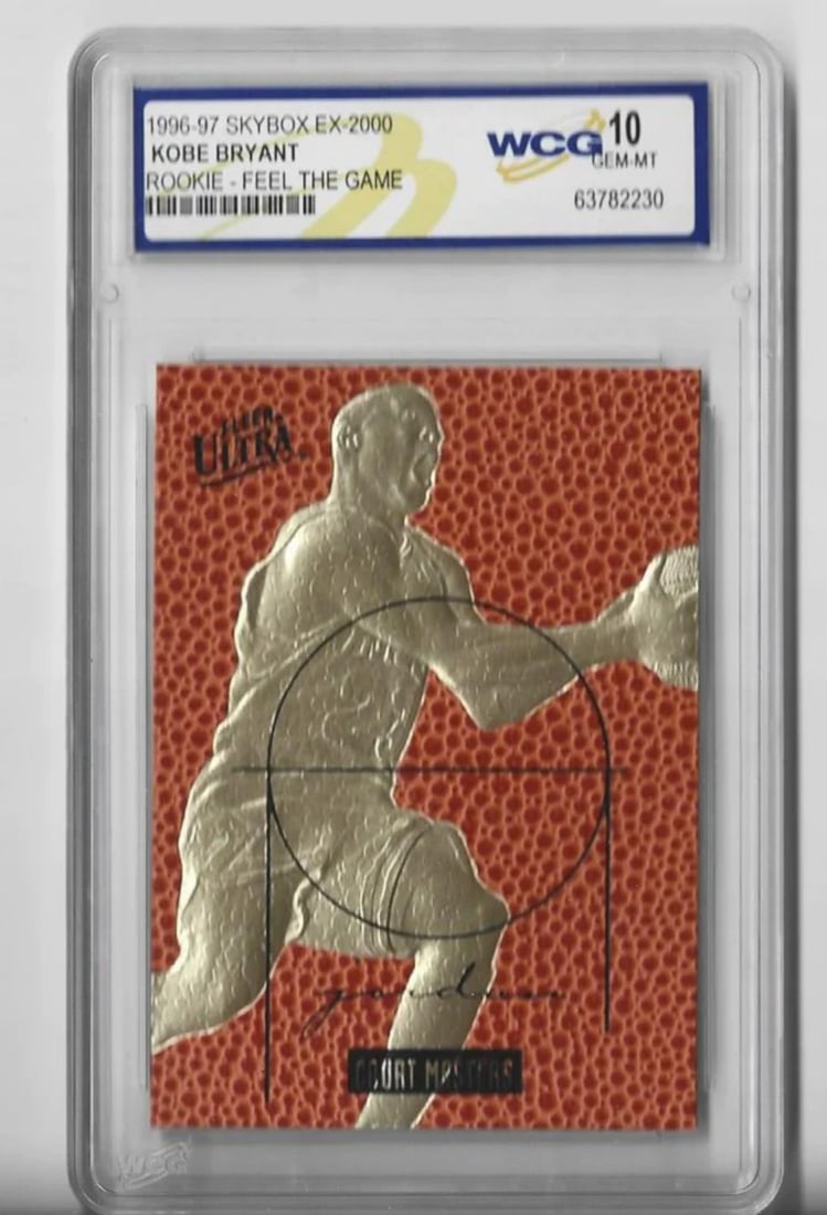Michael Jordan 1996-97 Skybox Ex-2000 Feel The Game Rookie Card (WCG 10 GEM-MT) (1 of 2)