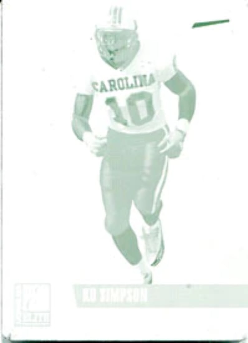 Ko Simpson unsigned card 2006 donruss elite plate (1 of 1)
