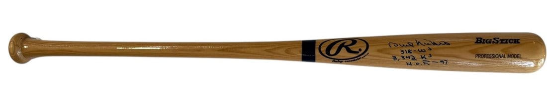 Phil Niekro Autographed Rawlings Adirondack Big Stick Bat (1 of 2)