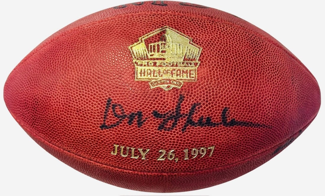 Don Shula Autographed Official Wilson Football #48/ 1997 (JSA) (1 of 2)