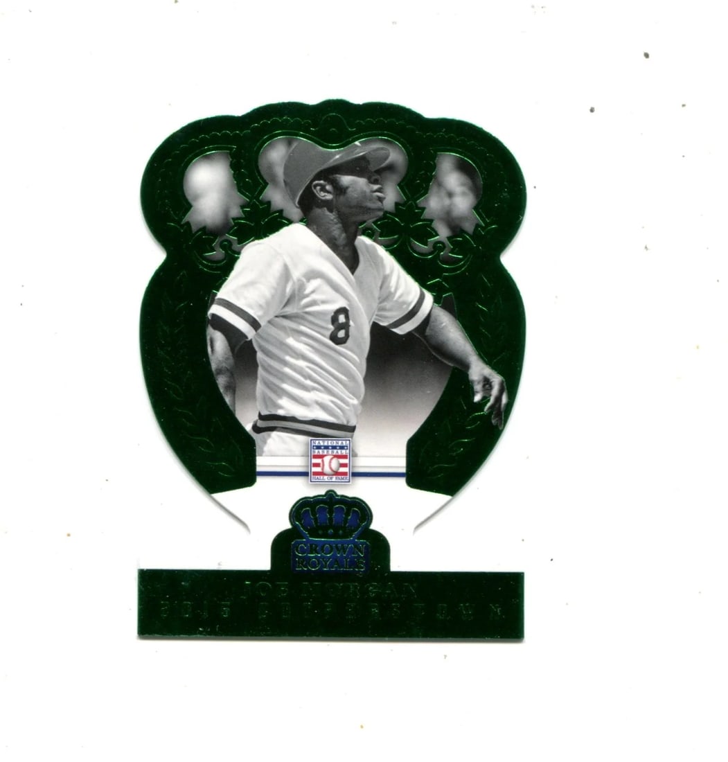 Joe Morgan 2015 Panini Cooperstown Crown Royale Green #56 4/ 5 Card (1 of 2)